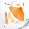 Watercolor Pink Orange Yellow Bright Whimsical Animal Print Custom Removable Wallpaper by Spoonflower Peel & Stick Wallpaper 2FT Wide